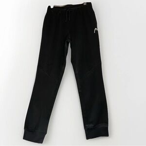 Head Black Sweatpants Mens Sz Small‎ Jogger Stretch Pickleball Tennis Activewear